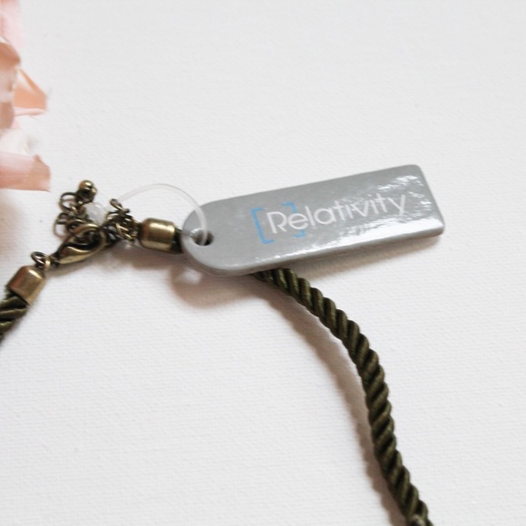 Relativity Woven Chain Necklace NWT - Picture 3 of 4